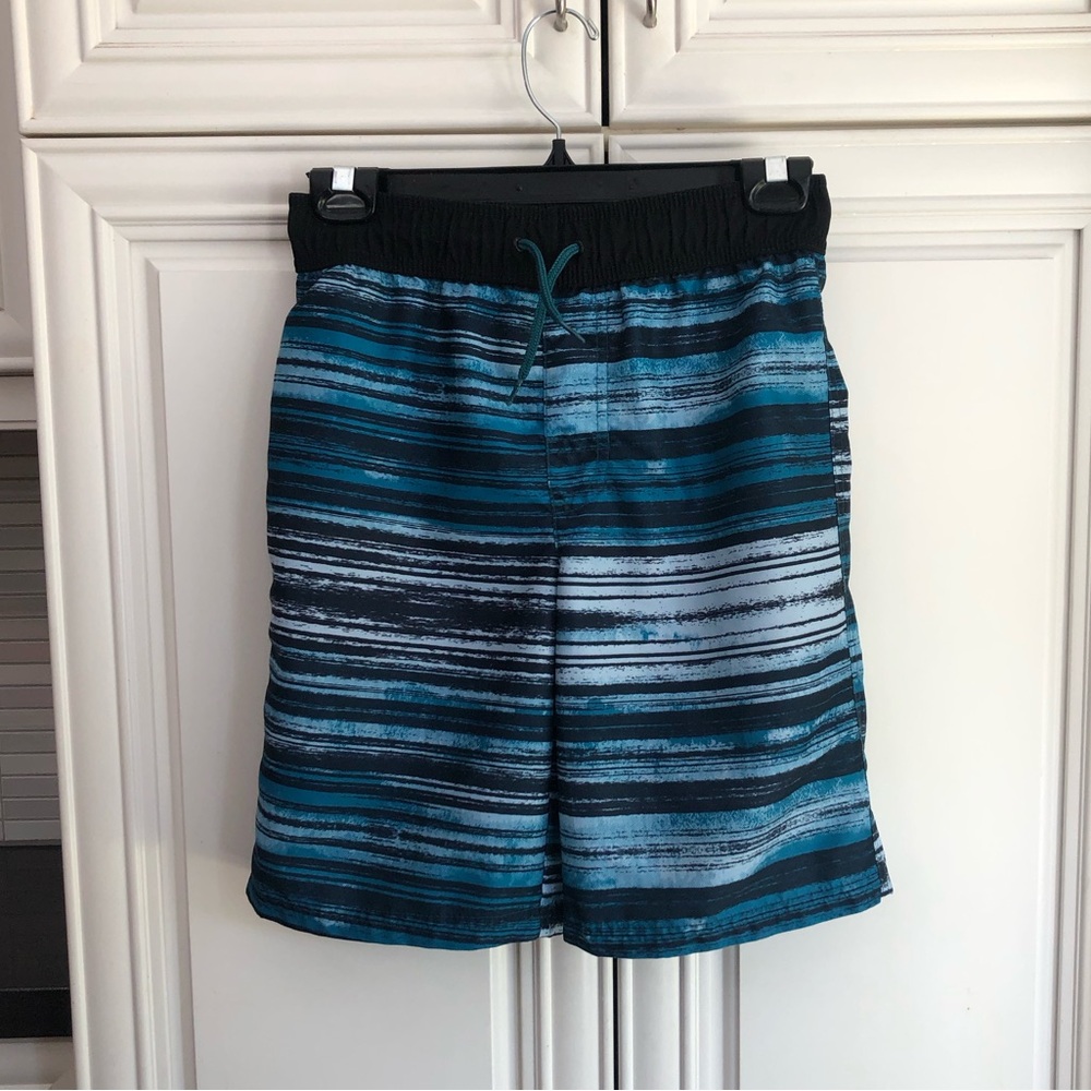 George stripe boys swim trunks